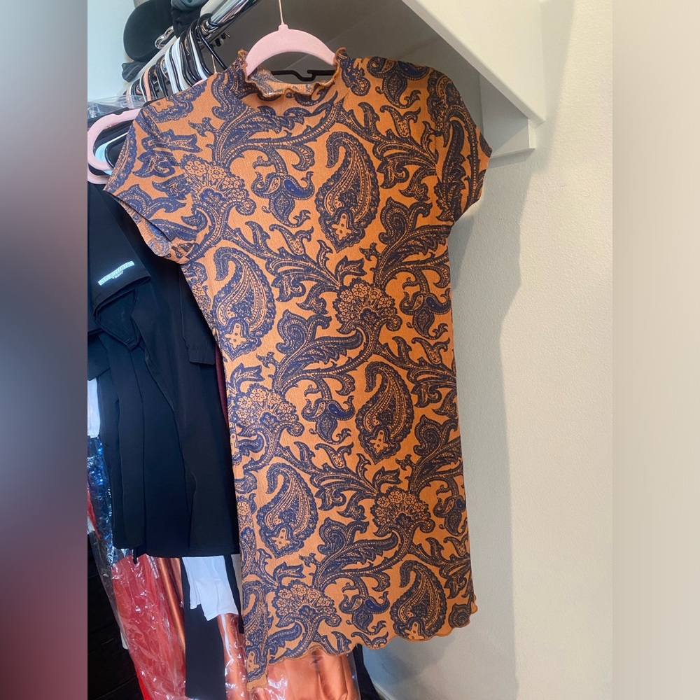 Urban outfitters 70’s style paisley mini dress